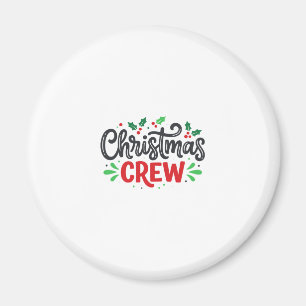 Weihnachtsmannschaft Festliche Feiertage Magnet
