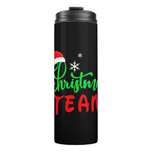 Weihnachtsmannschaft Funny Family Matching Geschen Thermosbecher