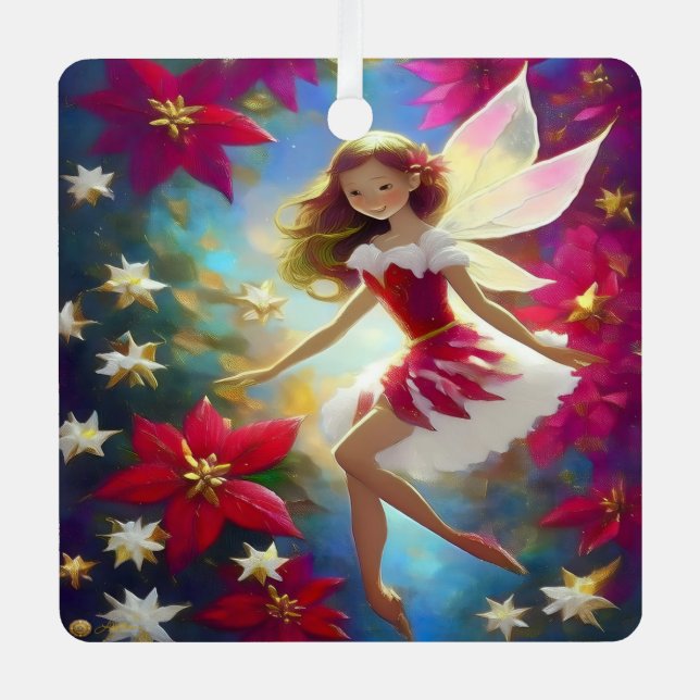 Weihnachtsmannschaft - Kupfer Ingwer Haar Ornament Aus Metall (Vorderseite)