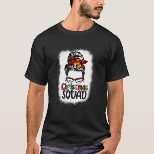 Weihnachtsmannschaft Xmas Baum Licht Rot Kariert U T-Shirt