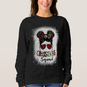 Weihnachtsmannschaft Xmas Baumlichter Leopard Unor Sweatshirt
