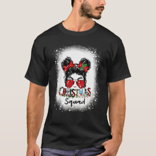 Weihnachtsmannschaft Xmas Baumlichter Leopard Unor T-Shirt