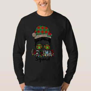 Weihnachtsmannschaft Xmas Baumlichter Leopard Unor T-Shirt