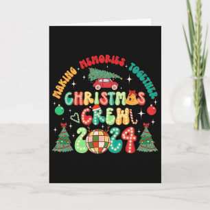 Weihnachtsmannschaft Xmas Groovy Erinnerungen mach Karte