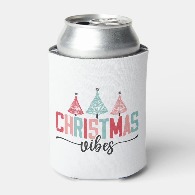 Weihnachtsmäntel - festes Baumdesign Dosenkühler (Kanne Vorderseite)