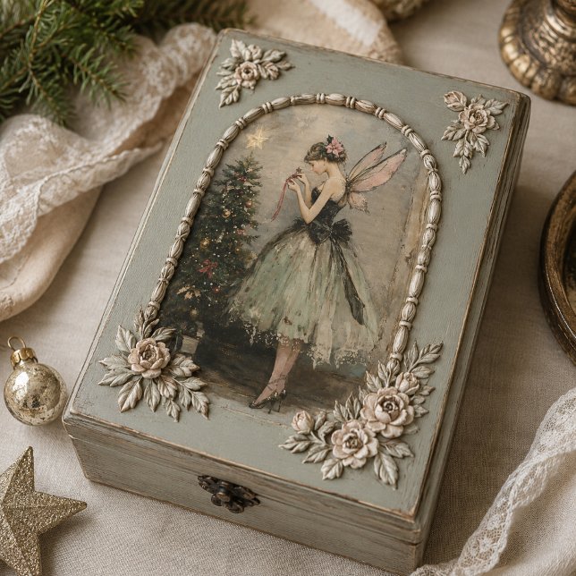 Weihnachtsmärchen Dekorieren Baum Decoupage Seidenpapier (Von Creator hochgeladen)