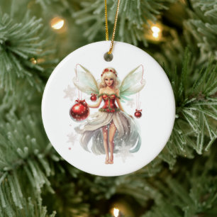 Weihnachtsmärchen Keramik Ornament