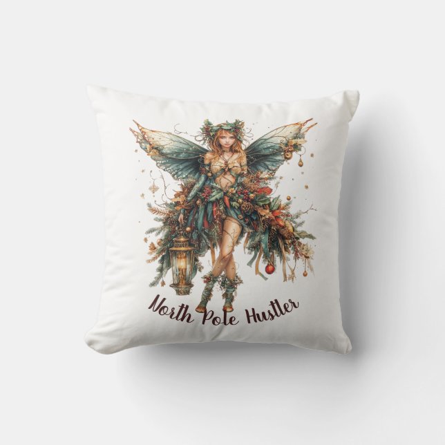 Weihnachtsmärchen mit Feiertag Kissen (Vorderseite)