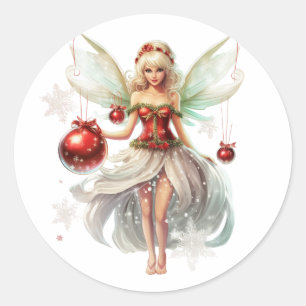 Weihnachtsmärchen Runder Aufkleber
