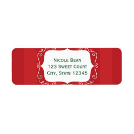 Weihnachtsmarke "Red Stripe"