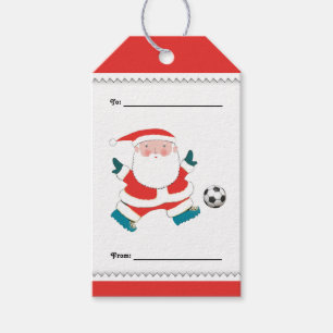 Weihnachtsmarken für Fußball-Spieler Geschenkanhänger