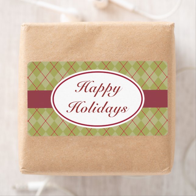 Weihnachtsmarken für Olivenöl-Raute (Insitu)