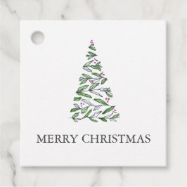 Weihnachtsmarken für Wasserfarben Geschenkanhänger