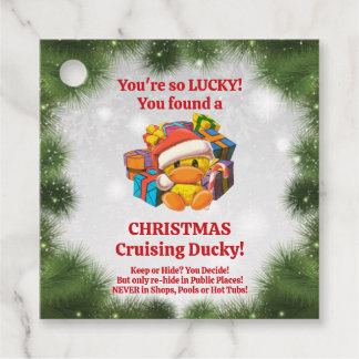 Weihnachtsmarken Geschenkanhänger