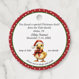 Weihnachtsmarken Geschenkanhänger