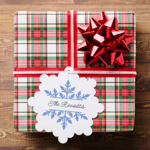 Weihnachtsmarken, Snowflake-Tag, Karte