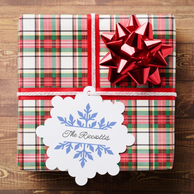 Weihnachtsmarken, Snowflake-Tag, Karte (Insitu (Geschenk))