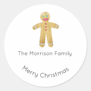 Weihnachtsmarken, Weihnachtskleber, Geschenke Runder Aufkleber