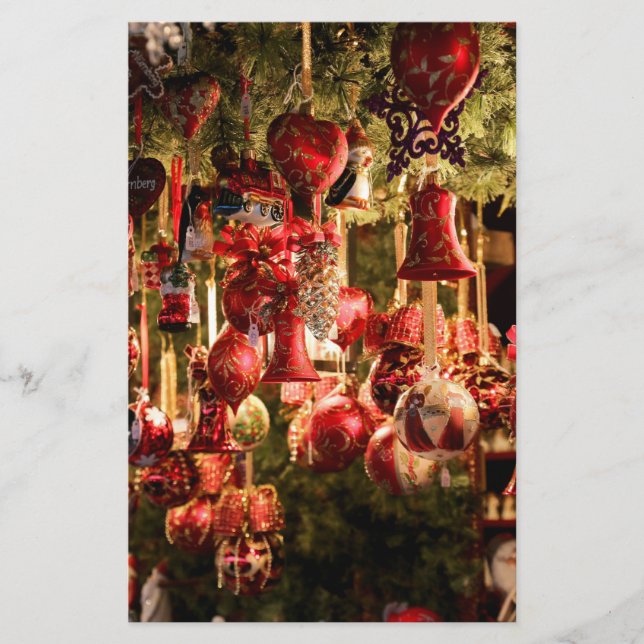 Weihnachtsmarkt Briefpapier (Vorderseite)