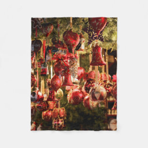 Weihnachtsmarkt Fleecedecke