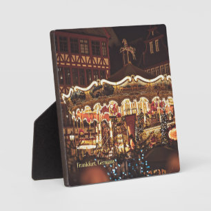 Weihnachtsmarkt, Frankfurt, Deutschland Fotoplatte