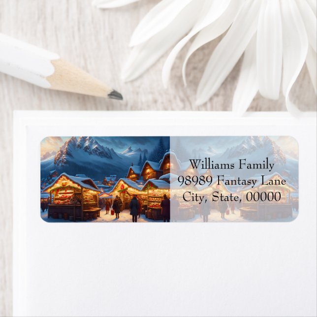 Weihnachtsmarkt in den Bergen - Brauch (Insitu)