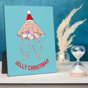 Weihnachtsmarkt Party Jellyfish Plaque Fotoplatte