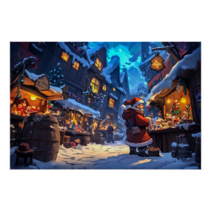 Weihnachtsmarkt Poster