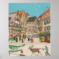 Weihnachtsmarkt Straßburg Frankreich Retro inspiri