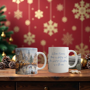 Weihnachtsmarkt Winter Wonderland Kaffeetasse Jumbo-Tasse