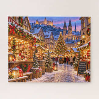 Weihnachtsmarktdorf Puzzle