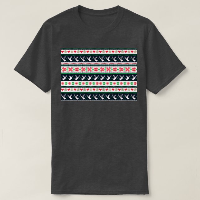 Weihnachtsmaske 3 T-Shirt (Design vorne)