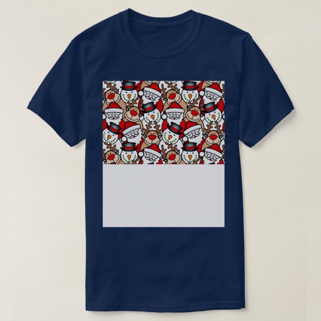Weihnachtsmaske für Kinder T-Shirt (Design vorne)