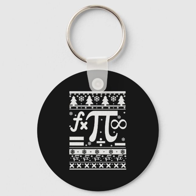 Weihnachtsmathematik  schlüsselanhänger (Vorderseite)