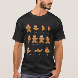 Weihnachtsmathematiker Gleichung Lebkuchen mit S T-Shirt