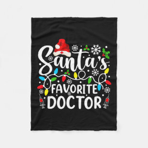 Weihnachtsmatte des Weihnachtsmeisters Fleecedecke