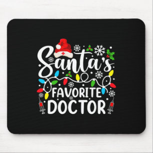 Weihnachtsmatte des Weihnachtsmeisters Mousepad