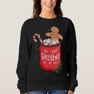 Weihnachtsmatte Familienkakao-Tasse mit Süßigkeite Sweatshirt
