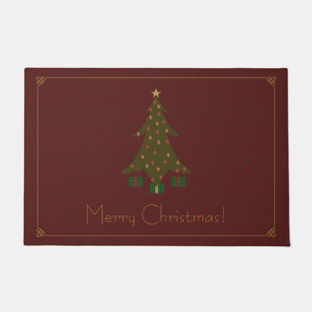 Weihnachtsmatte Fußmatte (Vorderseite)