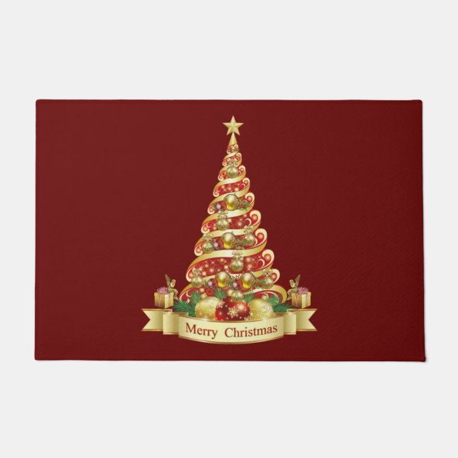 Weihnachtsmatte Fußmatte (Vorderseite)