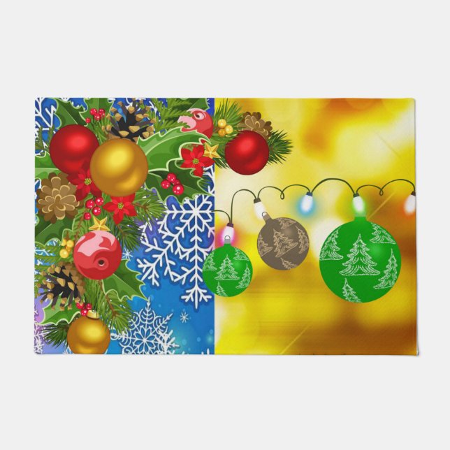 Weihnachtsmatte Fußmatte (Vorderseite)