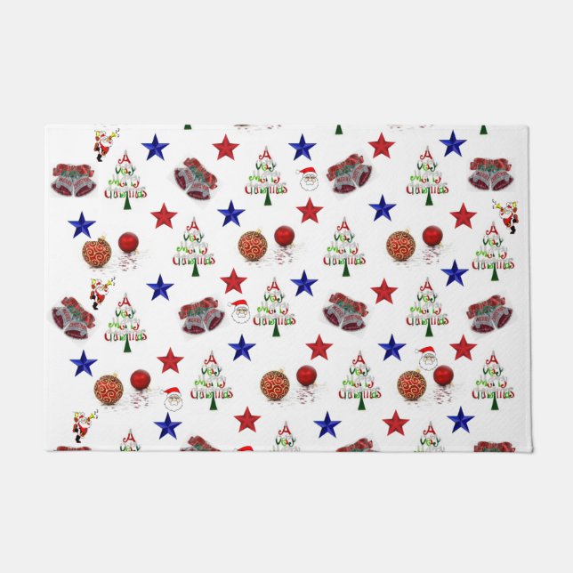 Weihnachtsmatte Fußmatte (Vorderseite)