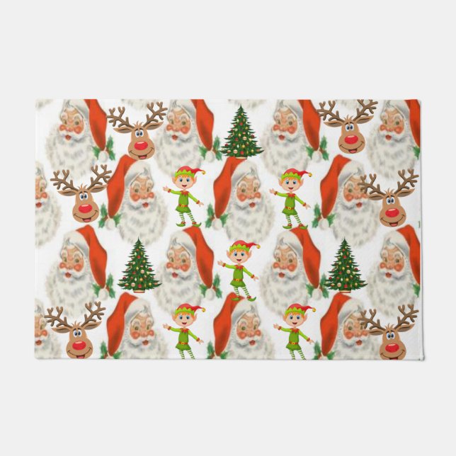 Weihnachtsmatte, Weihnachten Fußmatte (Vorderseite)