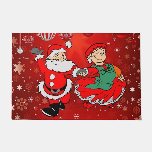 Weihnachtsmatte, Weihnachten Fußmatte (Vorderseite)