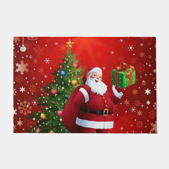 Weihnachtsmatte, Weihnachten Fußmatte (Vorderseite)