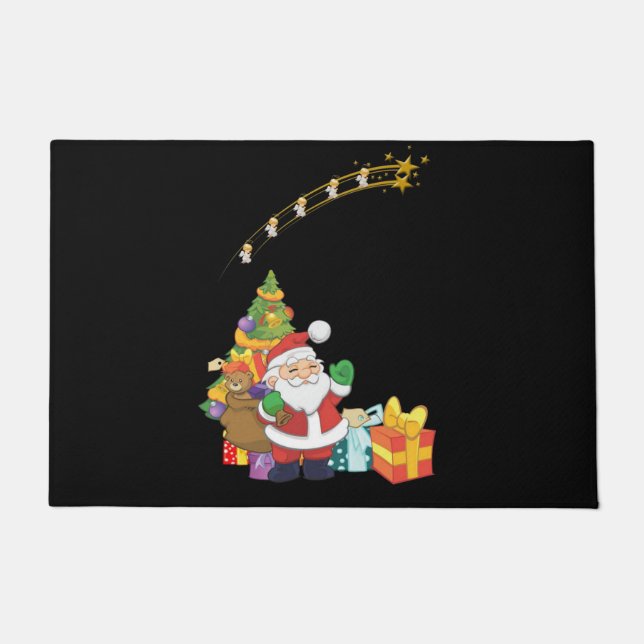 Weihnachtsmatte, Weihnachten Fußmatte (Vorderseite)