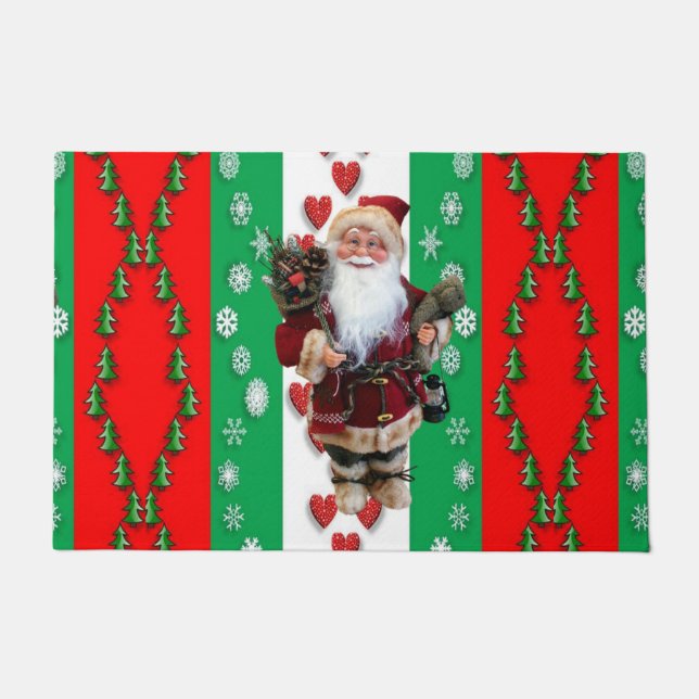 Weihnachtsmatte, Weihnachten Fußmatte (Vorderseite)