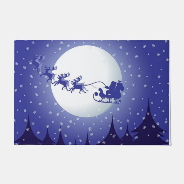 Weihnachtsmatte, Weihnachten Fußmatte (Vorderseite)