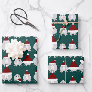 Weihnachtsmatten-Papierblätter Geschenkpapier Set