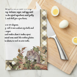 Weihnachtsmaus Heiliges Rezept Andenken Tan Plaid  Geschirrtuch